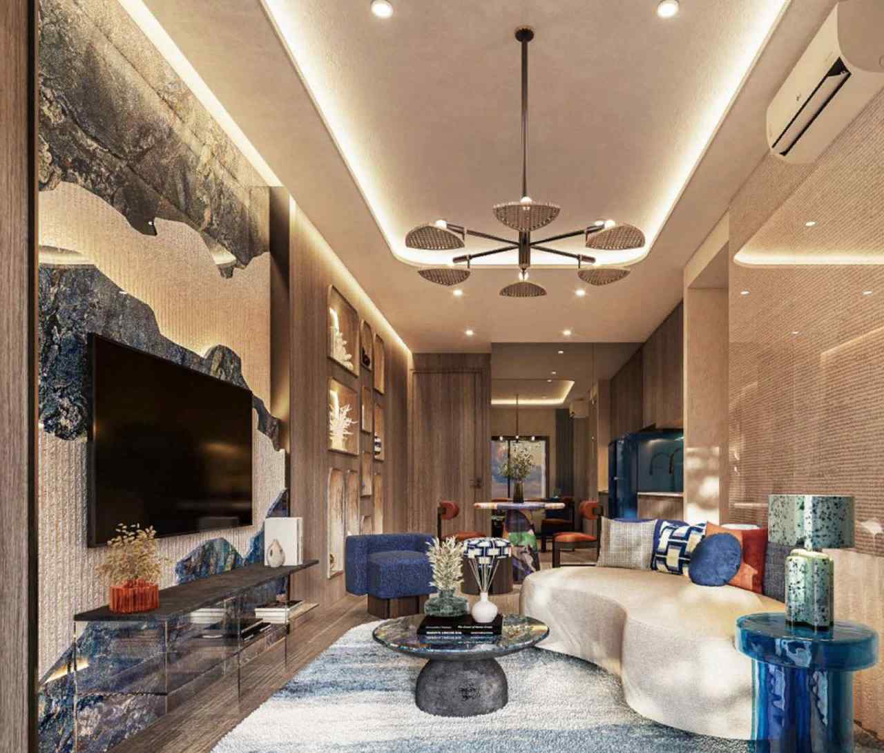 Квартира с двумя спальнями в Bellevue Beachfront